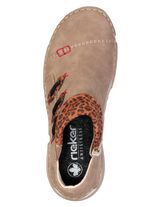 Rieker, trendige Damen-Boots, Winterschuhe, mit Rei&szlig;verschluss TAUPE-BRAUN