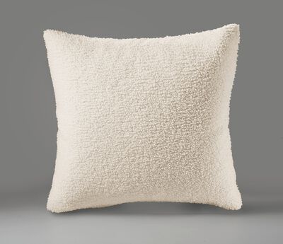 Decken und Kissen mit flauschig weicher Teddy-Vorderseite 