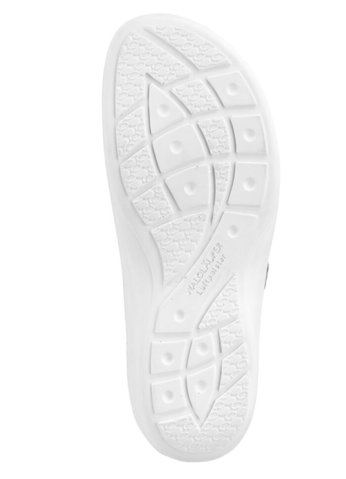 Waldläufer Pantolette mit Metallschmuck mit Glitzersteinchen ANTIKGOLD