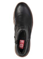 Rieker, gef&uuml;tterte Damen-Stiefeletten, Winterschuhe, mit Rei&szlig;verschluss SCHWARZ