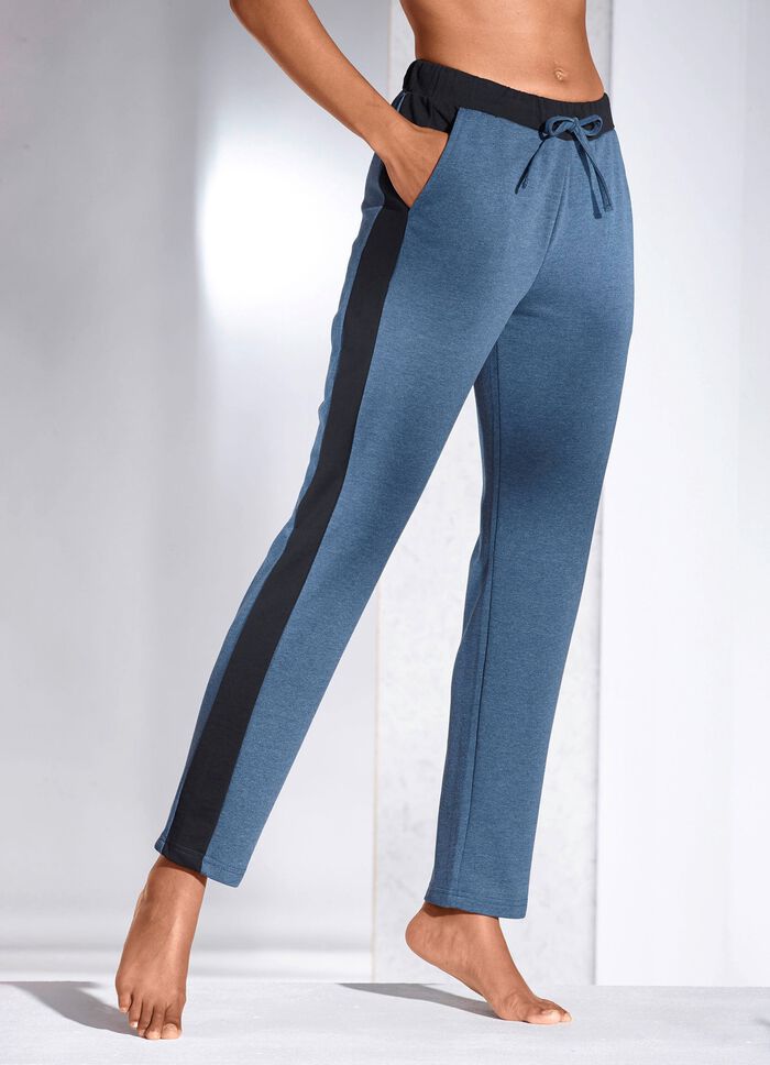 Hose mit Tunnelzugband MARINE-JEANSBLAU