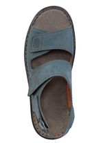 GINO GALANTE Sandale aus gefettetem, schattiertem Rind-Nubukleder 