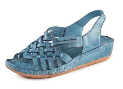 Gemini, schicke Damen-Sandalen, Weite G, mit Gummizug 