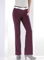 Magic-Jeans mit modisch weiterem Beinverlauf BORDEAUX