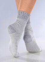 F&uuml;nferpack Socken mit kuscheliger Frottier-Innenseite 