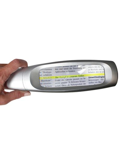 Handliche und praktische LED-Lupe 