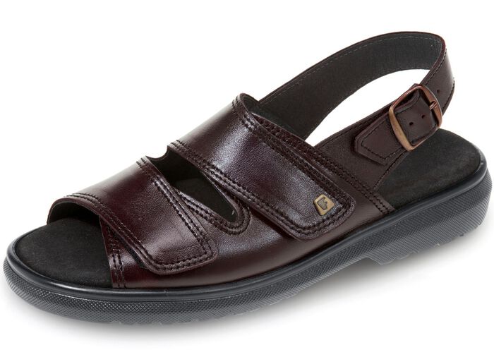 Bequeme Herren-Sandalen, Weite K, mit herausnehmbarem Fu&szlig;bett CHIANTI