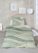 B&uuml;gelleichte Feinbiber Bettw&auml;sche-Garnitur 