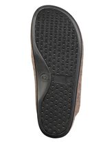 Komfortable, Herren-Hausschuhe, aus Wollfilz BRAUN