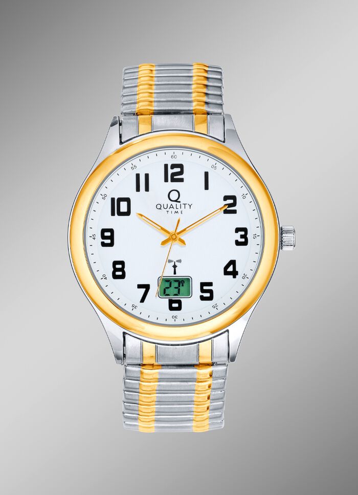 Sportliche Funk-Herrenuhr der Marke Quality Time 
