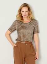 Shirt mit Netzeins&auml;tzen 