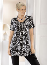 Longshirt mit Allover-Druck  