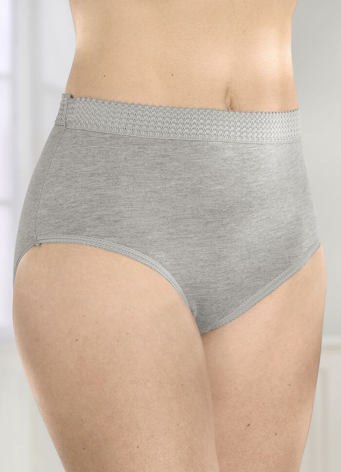 Sechserpack Slips mit elastischen Beinabschlüssen 