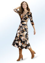 Kleid in Wickeloptik 
