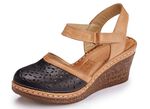 Gemini Sandalette aus perforiertem Rind-Nappaleder 