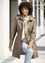 Funktions-Kurzmantel mit abnehmbarer Kapuze CAMEL