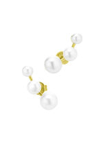 Stilvolle Ohrstecker mit S&uuml;&szlig;wasser-Zuchtperlen 