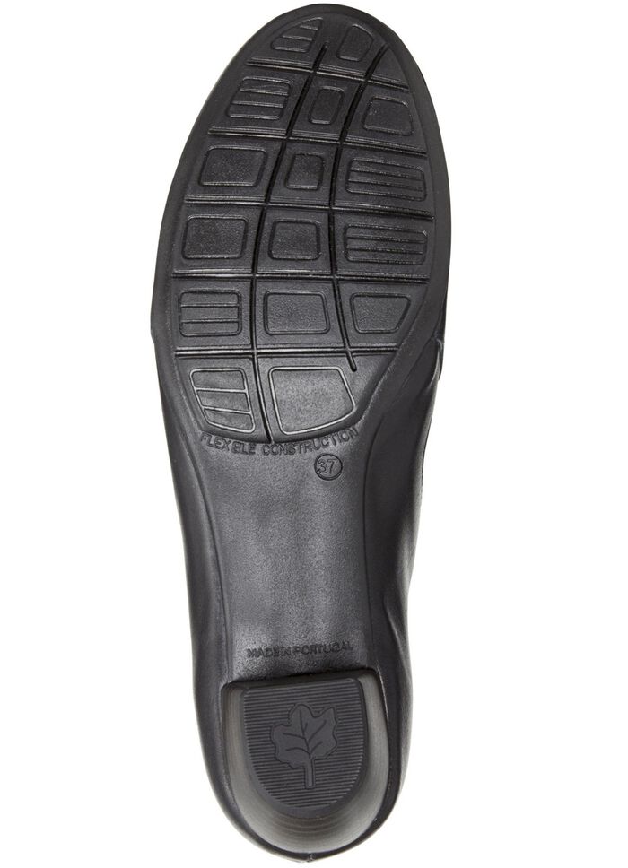 ELENA EDEN, eleganter Damen-Trotteur, Weite G, mit herausnehmbarem Fu&szlig;bett SCHWARZ