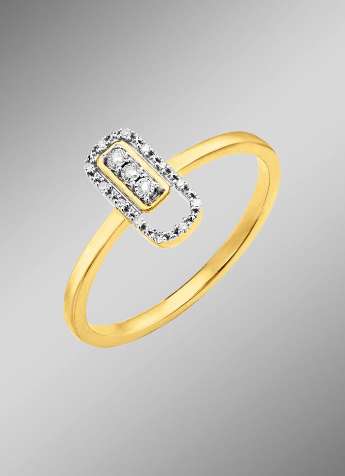 Damenring mit Brillanten 