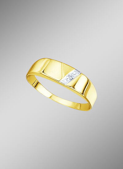 Damenring mit Diamant 