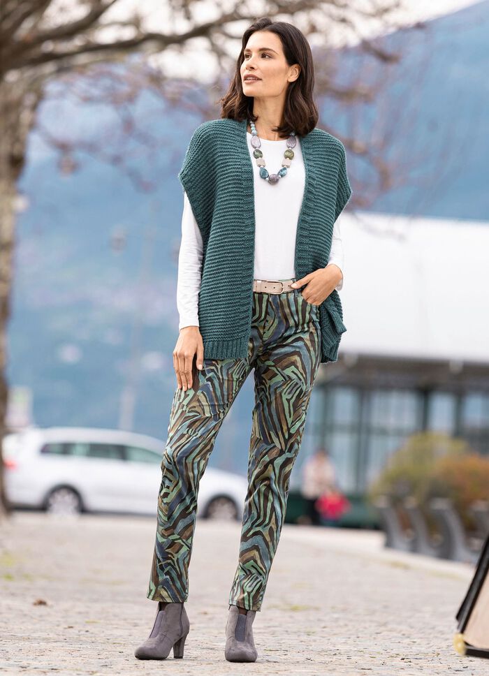 Strickweste mit Alpaka  