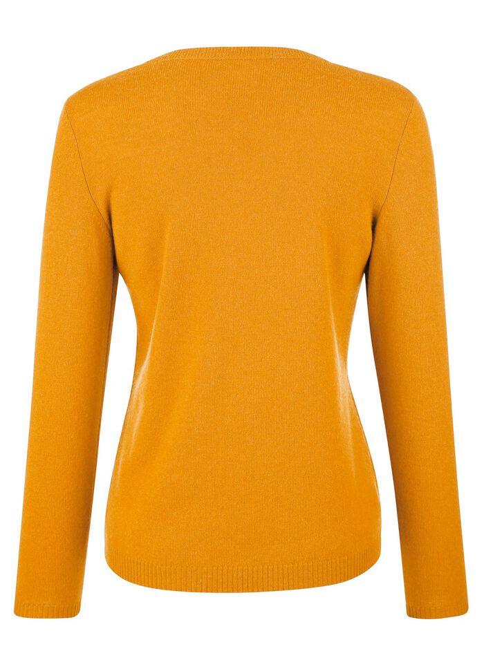 Pullover mit Kaschmir  SENF