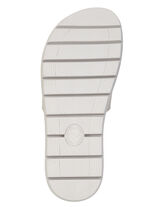 ELENA EDEN, stylische Damen-Pantoletten, Weite H, mit herausnehmbarem Fu&szlig;bett BEIGE