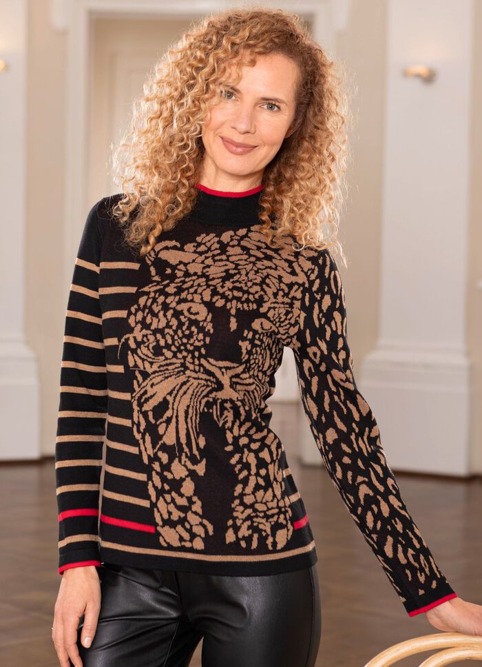 Pullover mit weichem Griff 