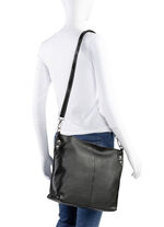 Laurina, Tasche, Damen, mit verstellbarem Umhängeriemen SCHWARZ-MARONE