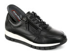 ELENA EDEN, sportliche Damen-Sneaker, Weite H, mit herausnehmbarem Fußbett SCHWARZ