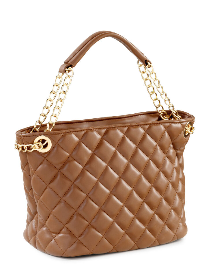 Collezione Alessandro, Tasche, Damen, mit abnehmbarem Umhängeriemen COGNAC
