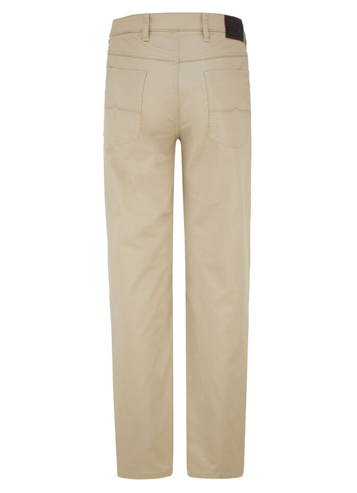 Sommerliche Hose von "Suprax" mit Dehnbund in 3 Farben BEIGE