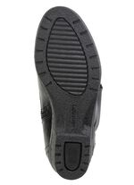 ELENA EDEN Schn&uuml;r-Stiefelette mit umschlagbarem Lammfellkragen 