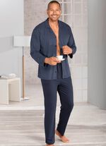 Schlafanzug mit durchgekn&ouml;pftem Oberteil 