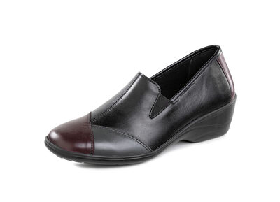 ELENA EDEN, bequeme Damen-Slipper, Weite H, mit herausnehmbarem Fußbett 