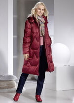 Funktionsmantel im Puffer-Style BURGUND
