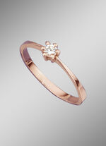 Damenring mit lupenreinem Brillant