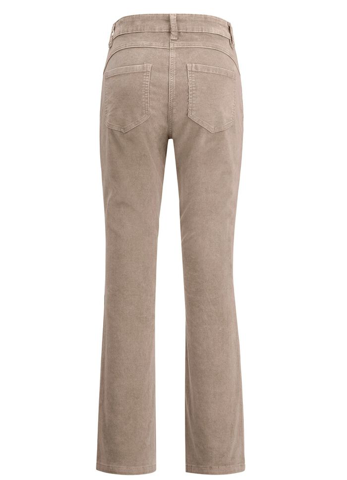 Cordhose in trendiger Bootcut-Form 