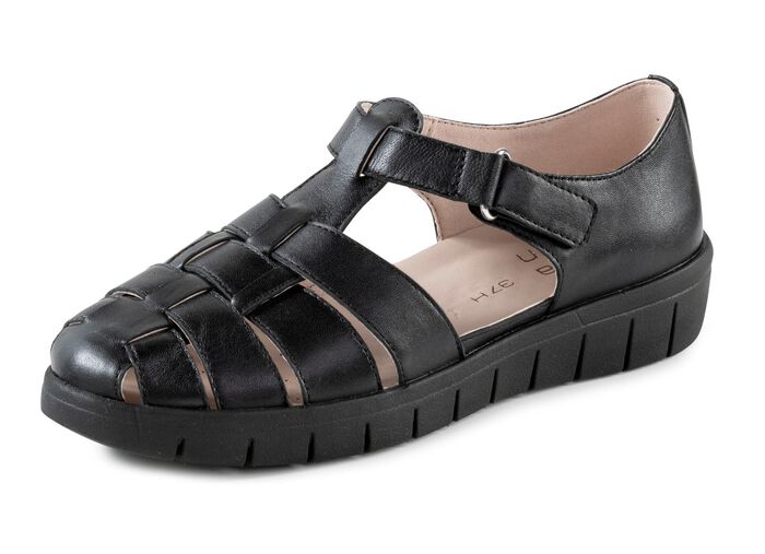 ELENA EDEN, sommerliche Damen-Slipper, Weite H, mit herausnehmbarem Fu&szlig;bett 