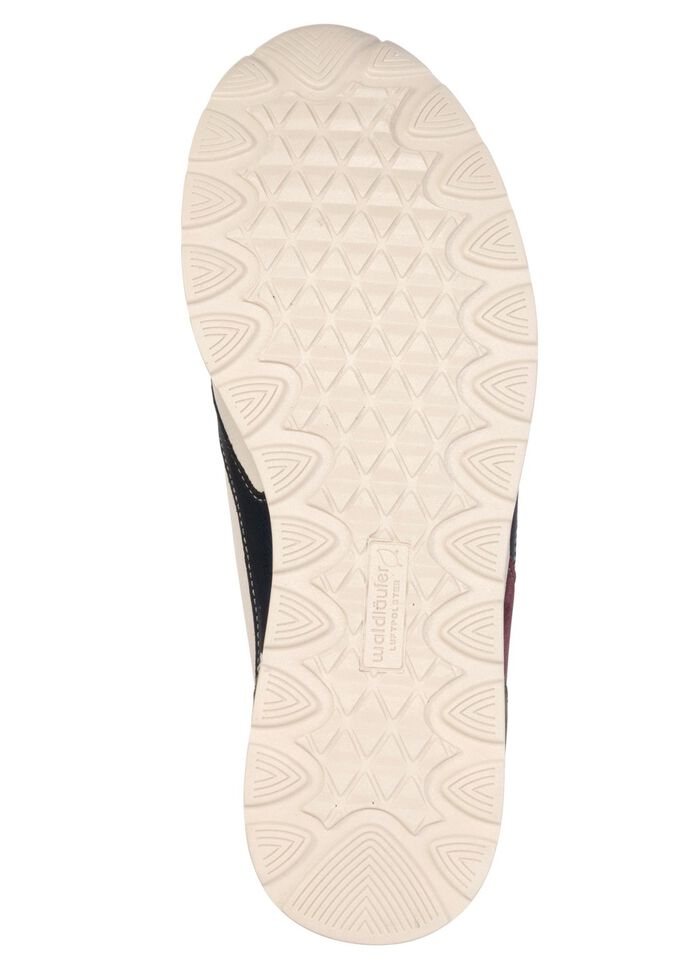 Waldl&auml;ufer, trendige Damen-Sneaker, Weite H, mit herausnehmbarem Fu&szlig;bett BEIGE-BUNT