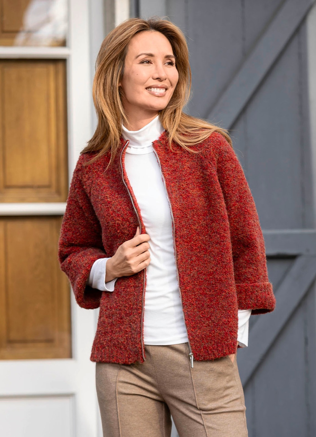 Bader Strickjacken Online Bestellen Strickjacke Mit Schurwolle